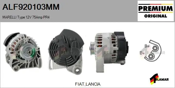 Alternator (ALF920103MM)
