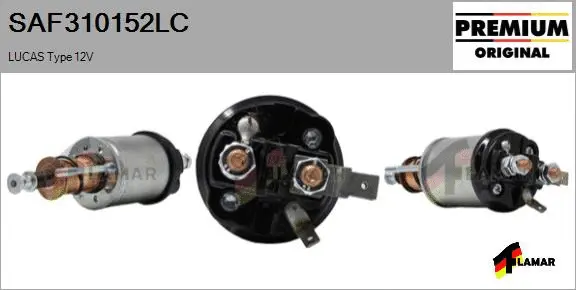 Solenoid Switch, starter (SAF310152LC)