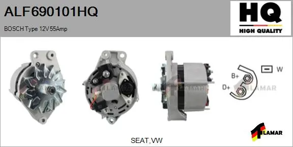 Alternator (ALF690101HQ)
