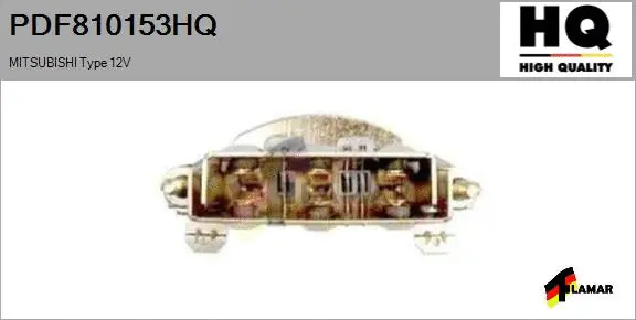 Rectifier, alternator (PDF810153HQ)