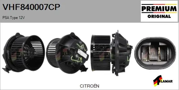 Interior Blower (VHF840007CP)