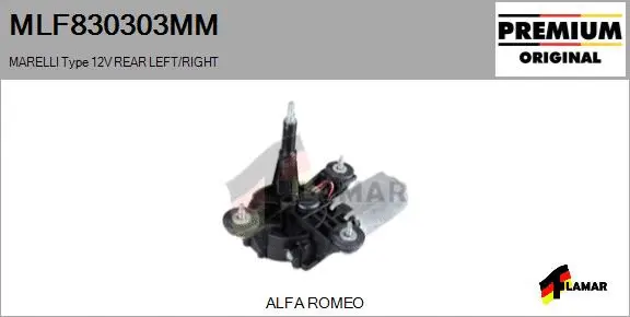Wiper Motor (MLF830303MM)