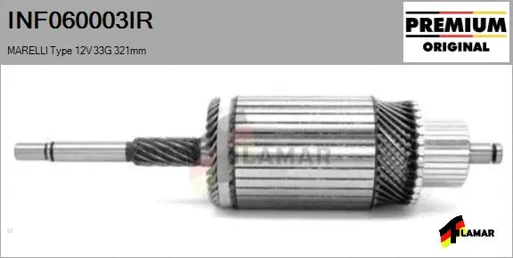 Armature, starter (INF060003IR)