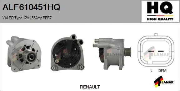 Alternator (ALF610451HQ)