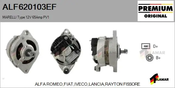 Alternator (ALF620103EF)