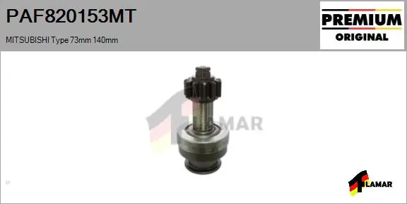 Pinion, starter (PAF820153MT)