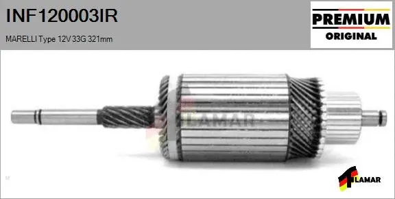 Armature, starter (INF120003IR)