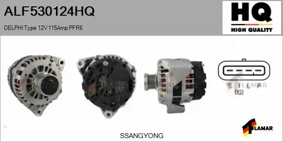 Alternator (ALF530124HQ)