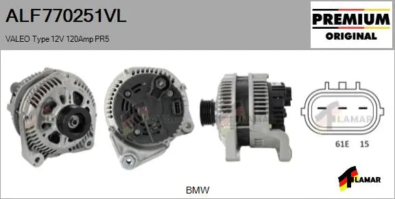 Alternator (ALF770251VL)