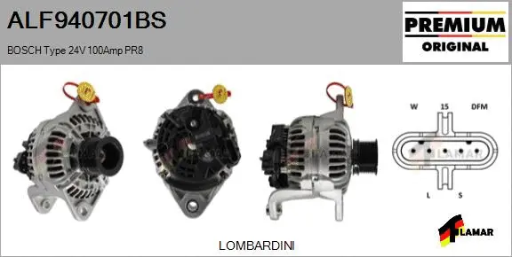 Alternator (ALF940701BS)