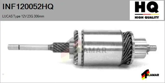 Armature, starter (INF120052HQ)