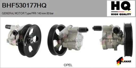 Hydraulic Pump, steering (BHF530177HQ)