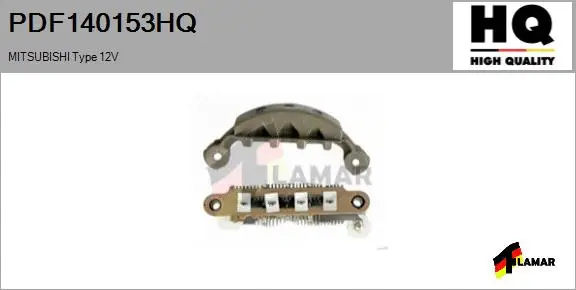 Rectifier, alternator (PDF140153HQ)