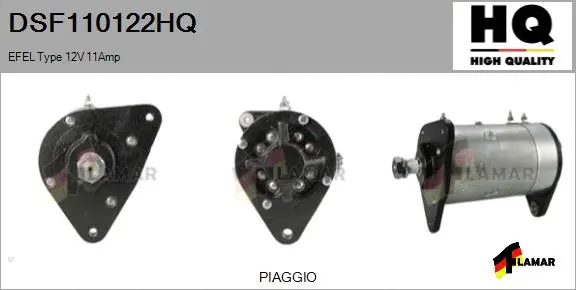 Alternator, starter (DSF110122HQ)