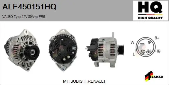 Alternator (ALF450151HQ)