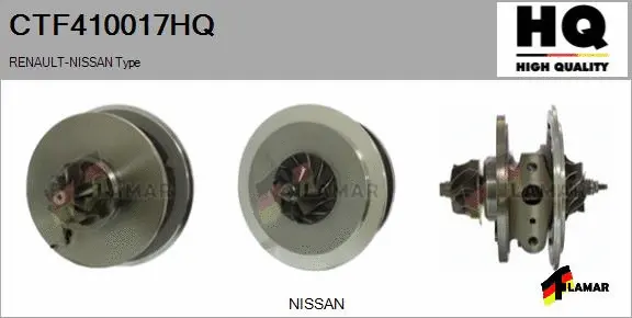 Core assembly, turbocharger (CTF410017HQ)