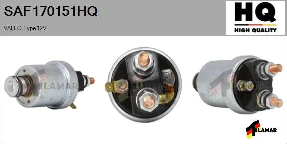 Solenoid Switch, starter (SAF170151HQ)