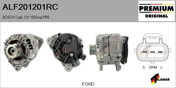 Alternator (ALF201201RC)