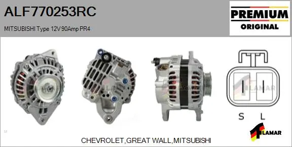 Alternator (ALF770253RC)