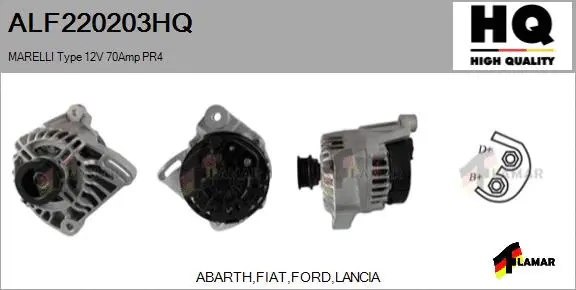 Alternator (ALF220203HQ)