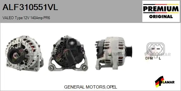 Alternator (ALF310551VL)