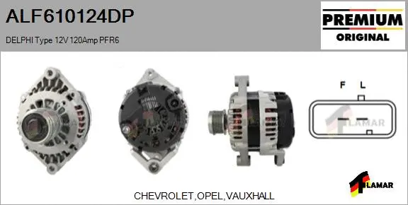 Alternator (ALF610124DP)