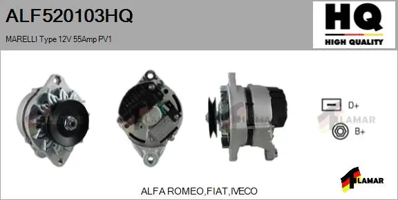 Alternator (ALF520103HQ)