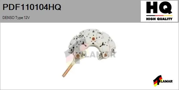 Rectifier, alternator (PDF110104HQ)