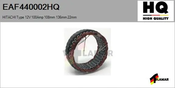 Stator, alternator (EAF440002HQ)