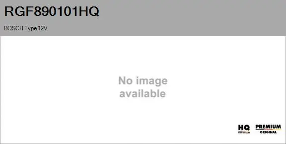 Alternator Regulator (RGF890101HQ)
