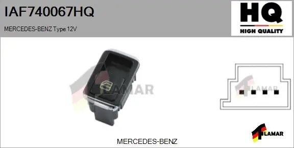 Switch, window regulator (IAF740067HQ)