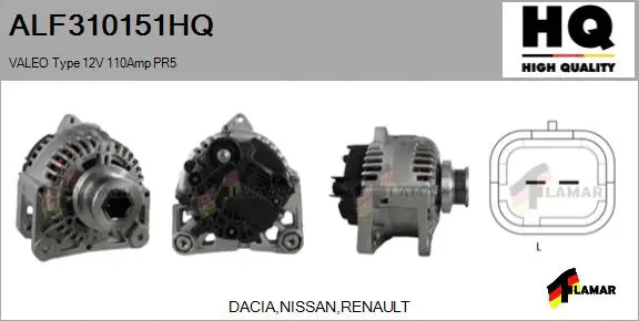 Alternator (ALF310151HQ)