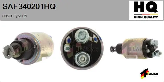 Solenoid Switch, starter (SAF340201HQ)