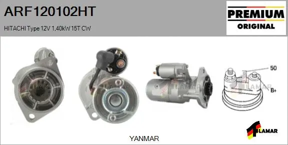 Starter (ARF120102HT)