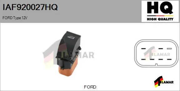 Switch, window regulator (IAF920027HQ)