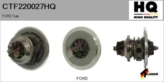 Core assembly, turbocharger (CTF220027HQ)