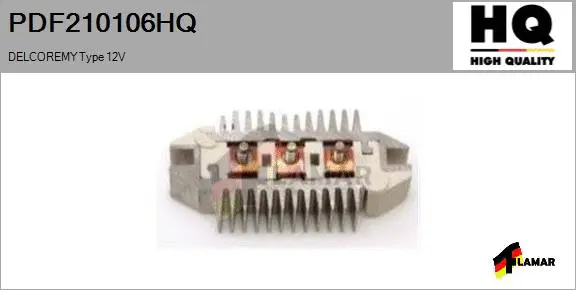 Rectifier, alternator (PDF210106HQ)