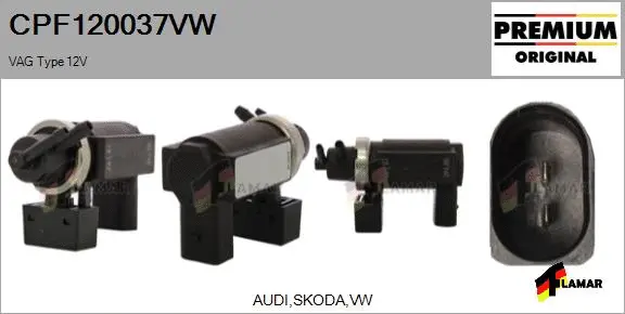 Pressure Converter, exhaust control (CPF120037VW)