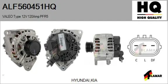 Alternator (ALF560451HQ)
