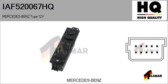 Switch, window regulator (IAF520067HQ)