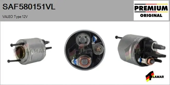 Solenoid Switch, starter (SAF580151VL)