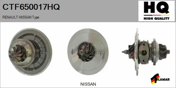 Core assembly, turbocharger (CTF650017HQ)