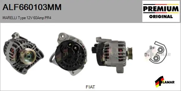 Alternator (ALF660103MM)