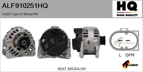 Alternator (ALF910251HQ)