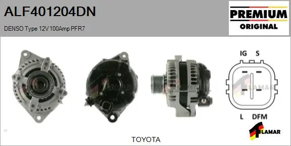 Alternator (ALF401204DN)