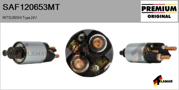 Solenoid Switch, starter (SAF120653MT)