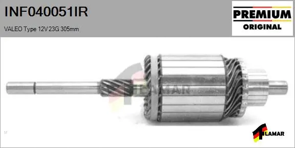 Armature, starter (INF040051IR)