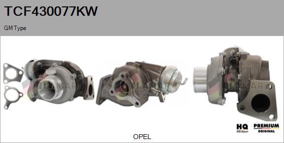 Charger, charging (supercharged/turbocharged) (TCF430077KW)