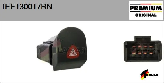 Hazard Warning Light Switch (IEF130017RN)