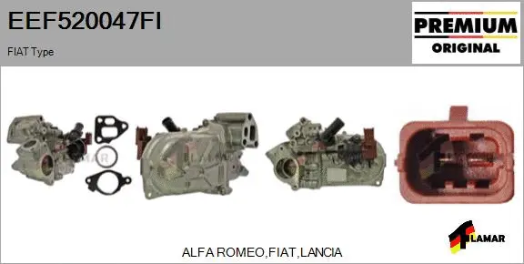 Cooler, exhaust gas recirculation (EEF520047FI)